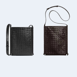 보테가 베네타 인트레치아토 라지 플랫 루프백 (2color)